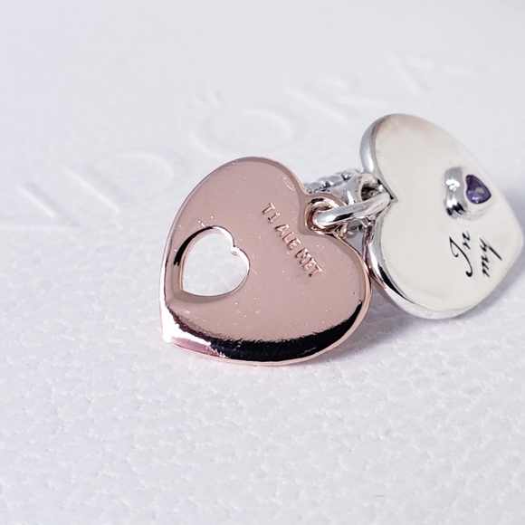♥️Authentic Pandora HEART DANGLE CHARM - Picture 6 of 6
